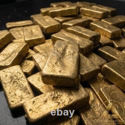 1000 Grams Scrap Gold Bar For Gold Recovery Refining Melted Computer Pins Coin