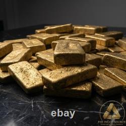 1000 Grams Scrap Gold Bar For Gold Recovery Refining Melted Computer Pins Coin