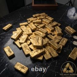 1000 Grams Scrap Gold Bar For Gold Recovery Refining Melted Computer Pins Coin