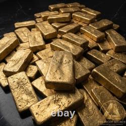 1000 Grams Scrap Gold Bar For Gold Recovery Refining Melted Computer Pins Coin