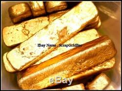 1000 grams Scrap lot gold bar for Gold Recovery For jewelry or Coins For Gift