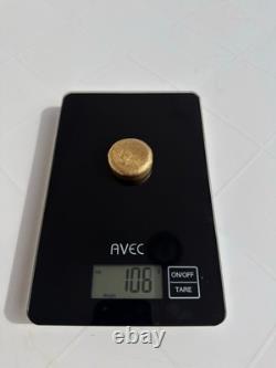 102 Grams Scrap Gold Bar For Gold Recovery Refining Melted Computer Pins Coin