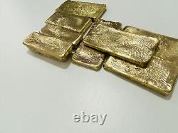 1050 Grams Scrap Gold Bar For Gold Recovery Melted Different Computer Coins Pins