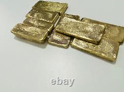 1050 Grams Scrap Gold Bar For Gold Recovery Melted Different Computer Coins Pins