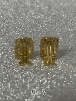 10K YELLOW GOLD COIN EARRINGS CREDIT SUISSE INSPIRATION 10k TOO. 4.8 GRAMS