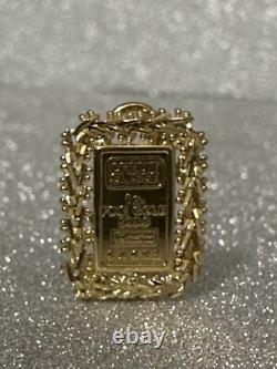 10K YELLOW GOLD COIN EARRINGS CREDIT SUISSE INSPIRATION 10k TOO. 4.8 GRAMS