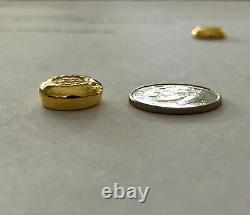 10g GOLD. 9999 Bricor hand poured gold bar ten gram 99.99% pure. STOCK PHOTO