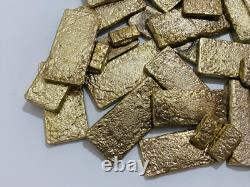 1100 Grams Scrap Gold Bar For Gold Recovery Melted Different Computer Coins Pins