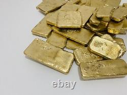 1100 Grams Scrap Gold Bar For Gold Recovery Melted Different Computer Coins Pins