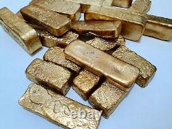 1200 Grams Scrap Gold Bar For Gold Recovery Melted Different Computer Coin Pins