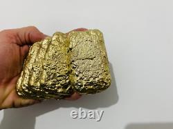 1200 Grams Scrap Gold Bar For Gold Recovery Melted Different Computer Coins Pins
