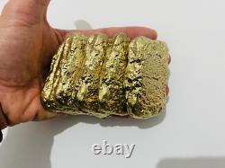 1200 Grams Scrap Gold Bar For Gold Recovery Melted Different Computer Coins Pins