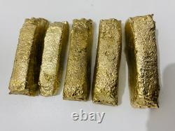 1250 Grams Scrap Gold Bar For Gold Recovery Melted Different Computer Coins Pins