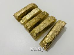 1250 Grams Scrap Gold Bar For Gold Recovery Melted Different Computer Coins Pins