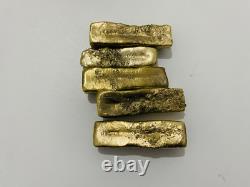 1250 Grams Scrap Gold Bar For Gold Recovery Melted Different Computer Coins Pins