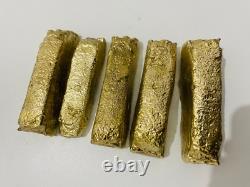 1250 Grams Scrap Gold Bar For Gold Recovery Melted Different Computer Coins Pins