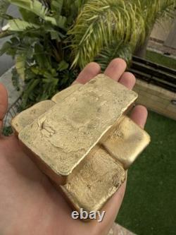 1250 Grams Scrap Gold Bar For Gold Recovery Refining Melted Computer Pins Coin