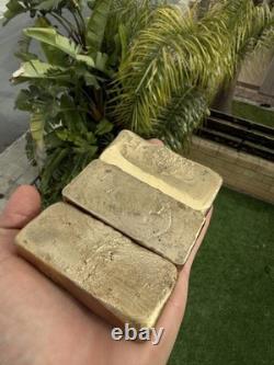 1250 Grams Scrap Gold Bar For Gold Recovery Refining Melted Computer Pins Coin