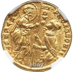 1289-1311 Venice GOLD Ducat NGC MS-62 Doge Coin of Pietro Gradenigo 3.55 grams