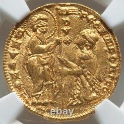 1289-1311 Venice GOLD Ducat NGC MS-63 Doge Coin of Pietro Gradenigo 3.54 grams