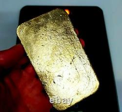 1350 Grams Scrap Gold Bar For Gold Recovery Melted Different Computer Coin Pins