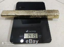 1419 Grams Scrap Gold Bar For Gold Recovery Melted Different Computer Coin Pins