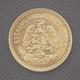 14k 2.5 Pesos Gold Coin. Bullion Collectible? Privately Minted