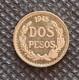 14k 2 Pesos Gold Coin? Privately Minted Christmas Gift