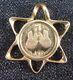 14k Gold Israel Judaica Star Pendant May The Lord Bless You 2.7 Grams Signed Nc
