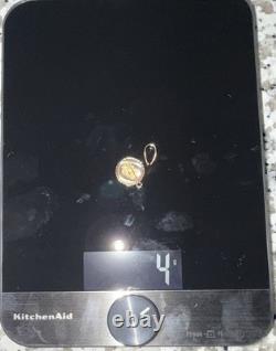 14K Gold Jesus And Virgin Mary Coin With Bail (4 Grams)