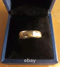 14K Gold Men's Wedding Band Ring Size 15 Not Scrap Comfort Fit 7.8 Grams Signed