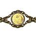 14k Gold Panda. 999 Gold Coin Link 7 Bracelet 15.6 Grams