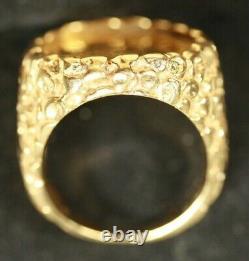 14K Women's Coin Ring. WithType 3 U. S. Gold Coin. 8.48 grams Total Weight. Sz 4.5