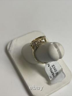 14K Yellow Gold Panda Coin Ring Size 6 3.2 Grams #I-3485