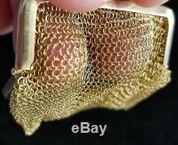 14k Gold Antique Miniature Mesh Coin Purse 30.7 grams