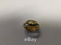 14k Gold Ring With Rare $2.5 1909 Gold Indian head Coin. Heavy 18.3 grams