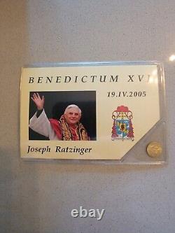 14k Half Gram Gold Coin Joseph Ratzinger Lot Of 9