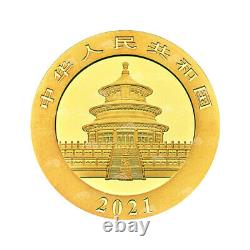 15 gram 2021 Chinese Panda Gold Coin