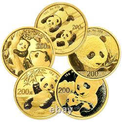 15 gram Random Year Chinese Panda Gold Coin Chinese Mint