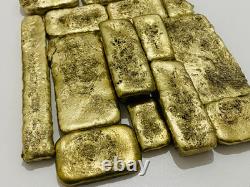 1500 Grams Scrap Gold Bar For Gold Recovery Melted Different Computer Coins Pins