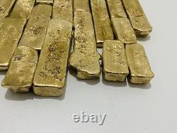 1500 Grams Scrap Gold Bar For Gold Recovery Melted Different Computer Coins Pins