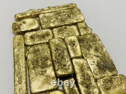1500 Grams Scrap Gold Bar For Gold Recovery Melted Different Computer Coins Pins