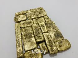 1500 Grams Scrap Gold Bar For Gold Recovery Melted Different Computer Coins Pins