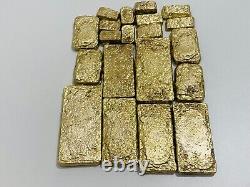 1500 Grams Scrap Gold Bar For Gold Recovery Melted Different Computer Coins Pins