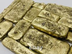 1500 Grams Scrap Gold Bar For Gold Recovery Melted Different Computer Coins Pins