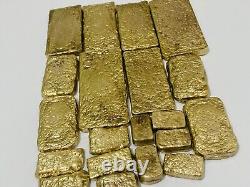 1500 Grams Scrap Gold Bar For Gold Recovery Melted Different Computer Coins Pins