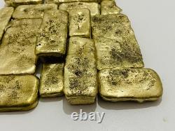 1500 Grams Scrap Gold Bar For Gold Recovery Melted Different Computer Coins Pins