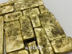 1500 Grams Scrap Gold Bar For Gold Recovery Melted Different Computer Coins Pins