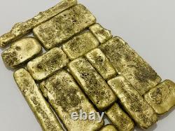 1500 Grams Scrap Gold Bar For Gold Recovery Melted Different Computer Coins Pins