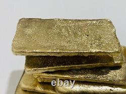 1500 Grams Scrap Gold Bar For Gold Recovery Melted Different Computer Coins Pins